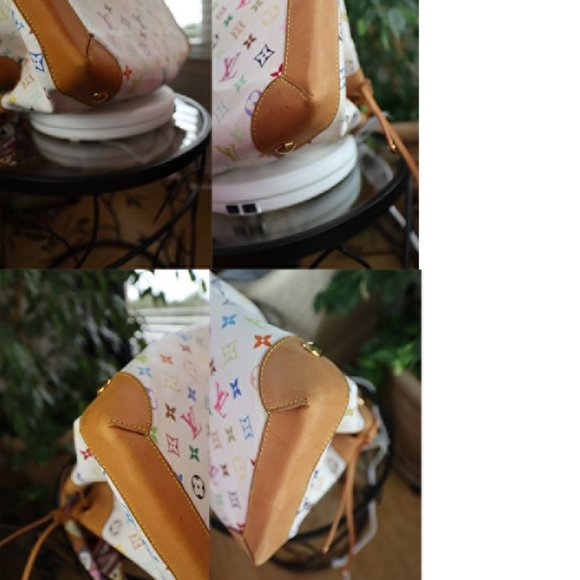 SOLD Louis Vuitton White Multi-Color Ursula Shoulder Bag - Picture 16 of 17